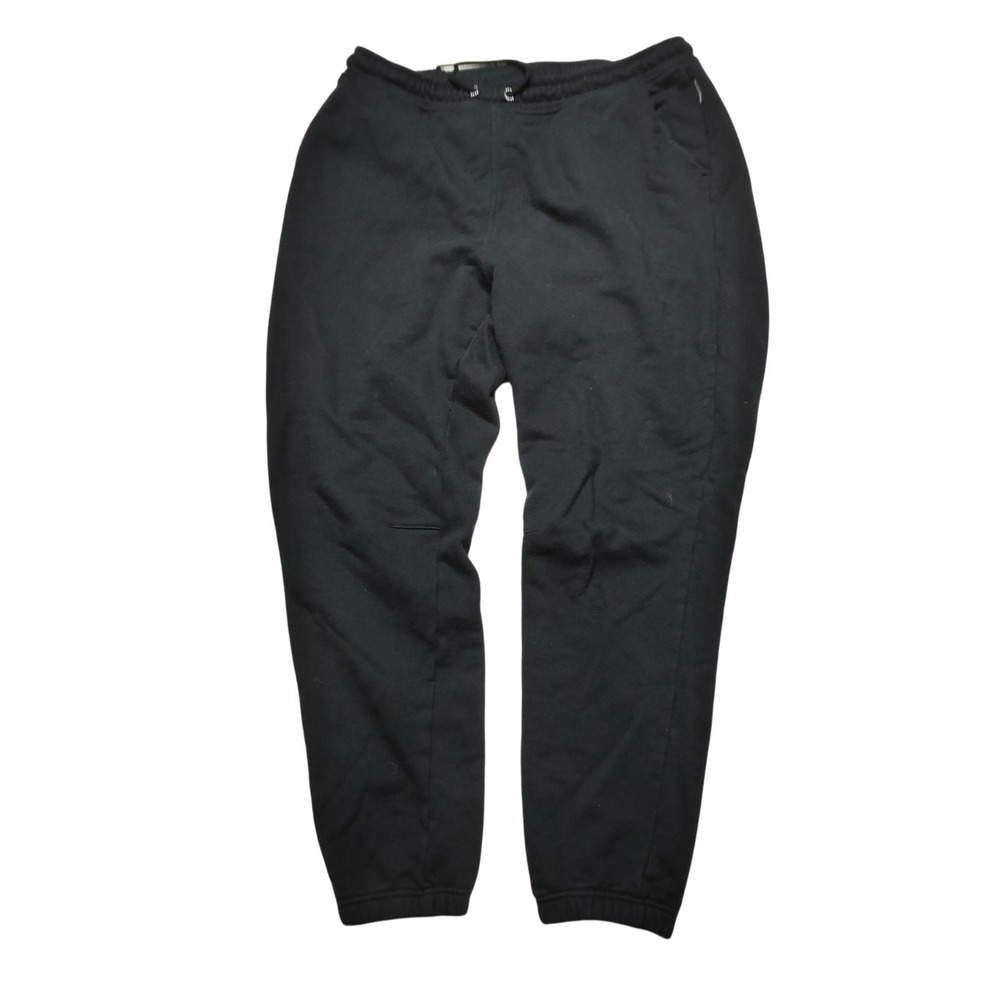Alaskan Hardgear Sweatpants Mens L Black Tough Cotton Joggers Elastic Waist
